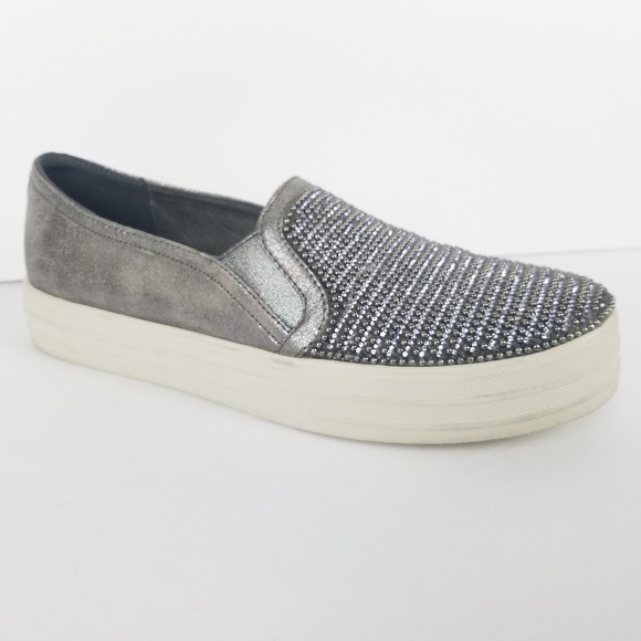 Skechers Shoes - Skechers Street Silver Metallic Sneakers 8